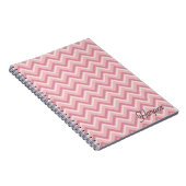 Pink Chevron  Notitieboek (Rechterzijde)