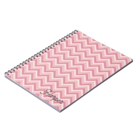 Pink Chevron  Notitieboek (Linkerzijde)