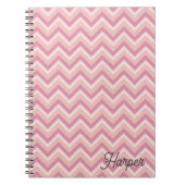 Pink Chevron Notitieboek (Voorkant)