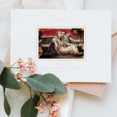 Pink Chic Sophisticated Minimalist Photo Wedding