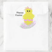 Pink Chick Egg Easter Stickers (Tas)