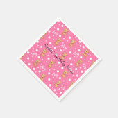 Pink Chihuahua Paper Napkins Servet (Hoek)