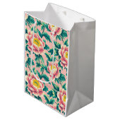 Pink Chinoiserie Floral Medium Cadeauzakje (Voorkant Gekanteld)