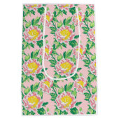 Pink Chinoiserie Floral Medium Cadeauzakje (Achterkant)