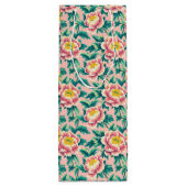 Pink Chinoiserie Floral Wijn Cadeautas (Achterkant)