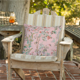 Pink Chinoiserie Patio Buitenkussen