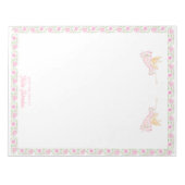 Pink Christmas Angels | Personalized Notitieblok (Voorkant)