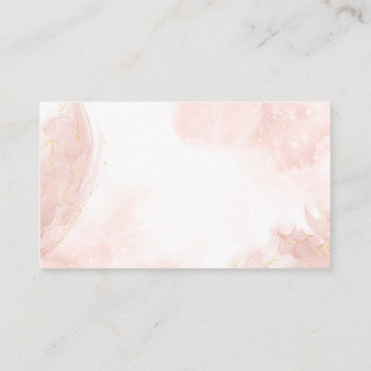 Pink Christmas Baby Deer Hoe groot is mama's buik Informatiekaartje (Achterkant)