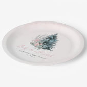 Pink Christmas Baby its cold outside Papieren Bordje (Gekanteld)