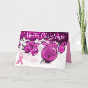 Pink Christmas Card Feestdagen Kaart