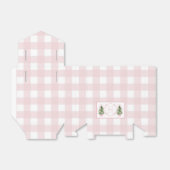 Pink Christmas Chinoiserie Baby shower Bedankdoosjes (Uitgevouwen)