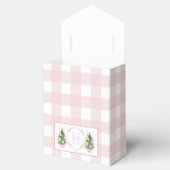 Pink Christmas Chinoiserie Baby shower Bedankdoosjes (Geopend)