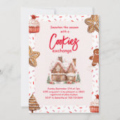 Pink Christmas Cookie Exchange | Kleurrijk Kaart (Voorkant)