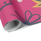 Pink Christmas fun Cadeaupapier (Rol Hoek)