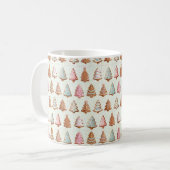 Pink Christmas Koffiemok (Voorkant links)