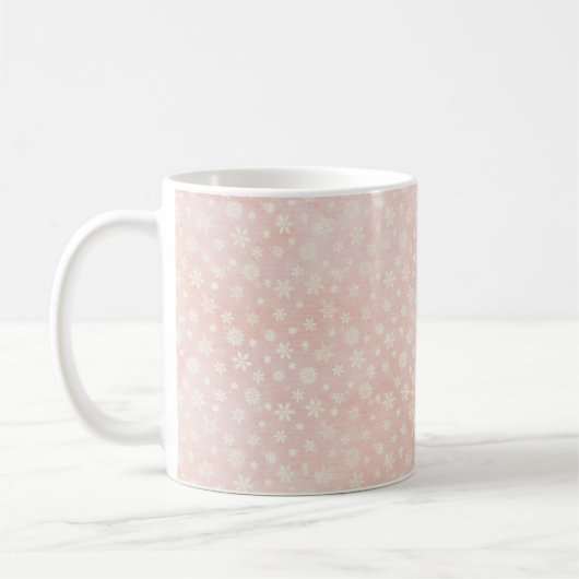 Pink Christmas Koffiemok (Links)