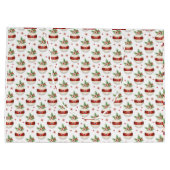 Pink Christmas Ornament Groot Cadeauzakje (Achterkant)