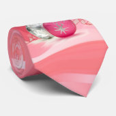 PINK CHRISTMAS ORNAMENT STROPDAS VAN SHARON SHARPE (Opgerold)