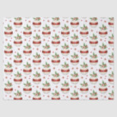 Pink Christmas Ornament Tissuepapier (Voorkant)