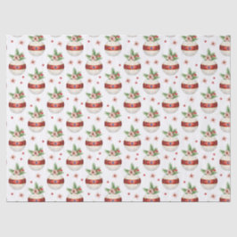 Pink Christmas Ornament Tissuepapier