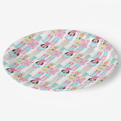 Pink Christmas Paste Nutcracker Ballet Soldiers Papieren Bordje (Gekanteld)