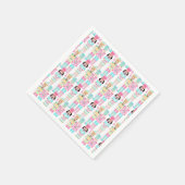 Pink Christmas Paste Nutcracker Ballet Soldiers Servet (Hoek)