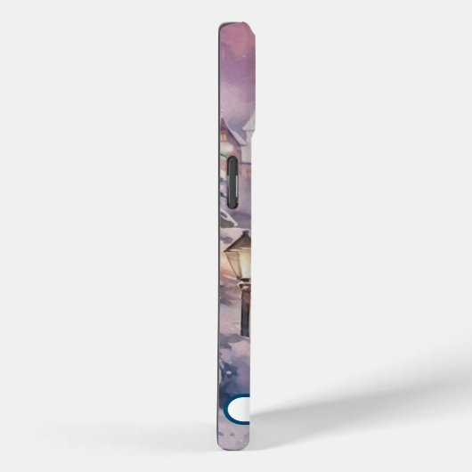 Pink Christmas Snowman Tough Case-Mate iPhone Case (Achterkant / Rechts)