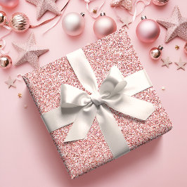 Pink Christmas Solid Color Satijnen Lint