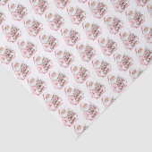 Pink Christmas Tissuepapier (Detail)