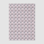 Pink Christmas Tree and Candle Tissuepapier (Voorkant)