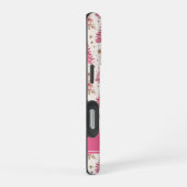 Pink Christmas Tree Phone Case | Personalized iPhone Hoesje (Rechterkant)