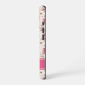 Pink Christmas Tree Phone Case | Personalized iPhone Hoesje (Linkerkant)