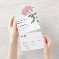 Pink Chrysanthemum Botanical Wedding