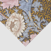 Pink Chrysanthemum Flowers William Morris Tissuepapier (Detail)