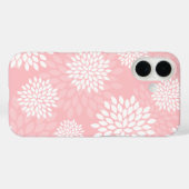 Pink Chrysanthemums Floral Pattern Case-Mate iPhone Case (Achterkant (horizontaal))