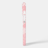 Pink Chrysanthemums Floral Pattern Case-Mate iPhone Case (Achterkant / Links)