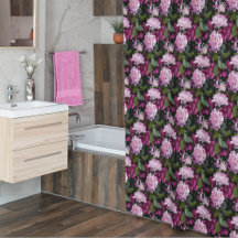 Pink Chrysanthemums Floral Pattern