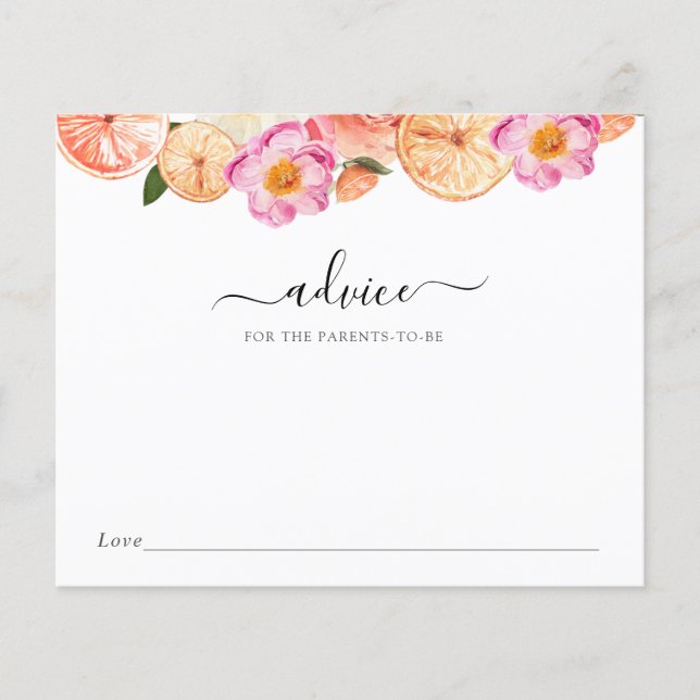 Pink Citrus Baby Advies voor de aanstaande ouders (Voorkant)