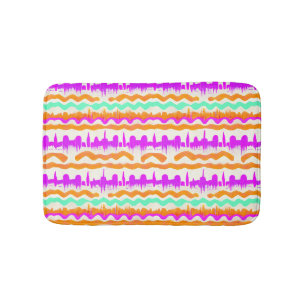 Pink City Urban Mural Graffiti Street Art Patroon Badmat