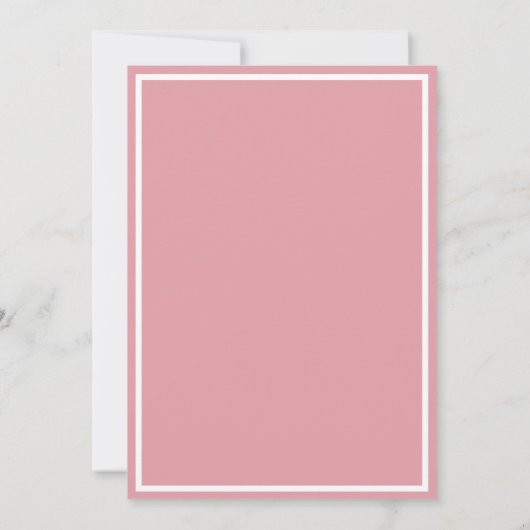 Pink Classic Afstuderen Bewaar de datum Kaart (Achterkant)