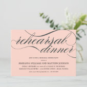PINK CLASSY REHEARSAL DINNER | PARTIJONDERZOEK KAART (Staand voorkant)
