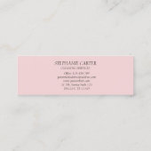 Pink Cleaning Services Company Mini Visitekaartje (Achterkant)
