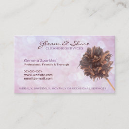 Pink Cleaning Services Visitekaartjes