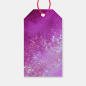 Pink Cloud Effect  Cadeaulabel (Voorkant)