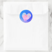 PINK CLOUD HEART Sticker (Tas)