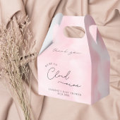 Pink Cloud Nine Baby shower Bedankdoosjes