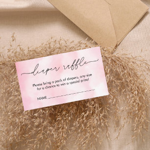 Pink Cloud Nine Baby shower Enclosure Kaart