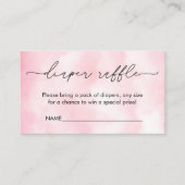 Pink Cloud Nine Baby shower Enclosure Kaart (Voorkant)