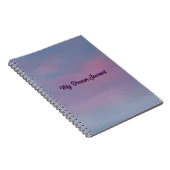 Pink Clouds and Stars Dream Journal-Notitieboek Notitieboek (Rechterzijde)