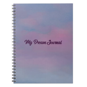 Pink Clouds and Stars Dream Journal-Notitieboek Notitieboek